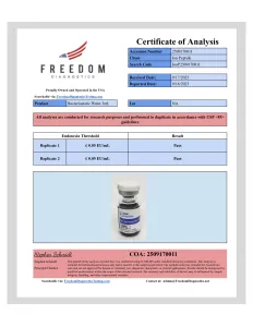 bacteriostatic water